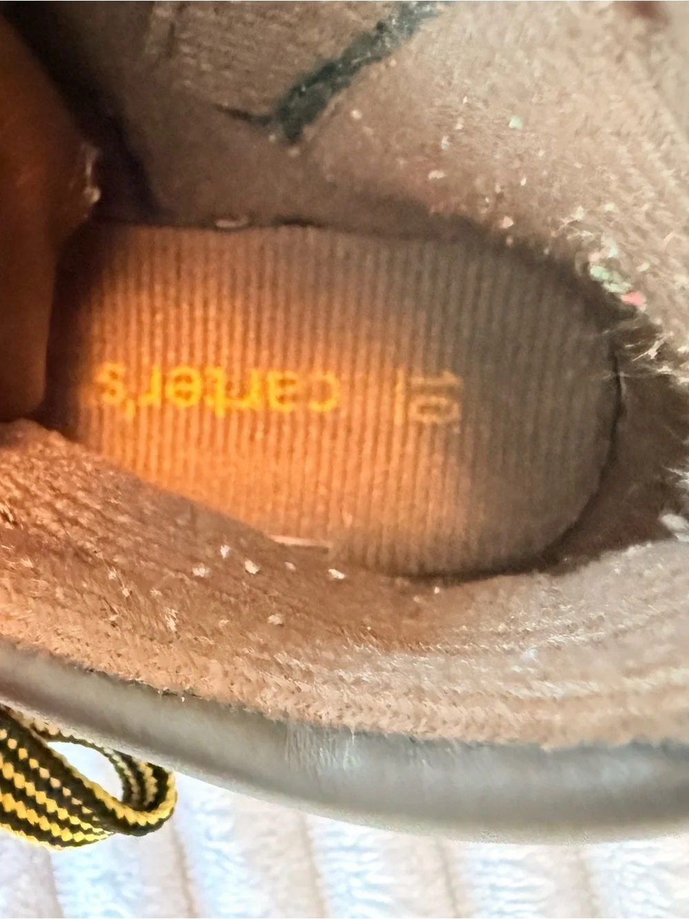 Carter's Brown KidsDress boots with Yellow-Black Laces